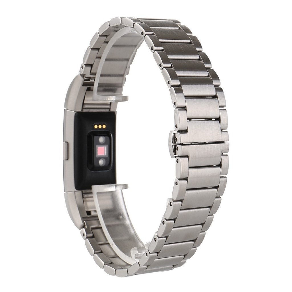 Super fantastisk Fitbit Charge 2 Metal Rem - Sølv#serie_4