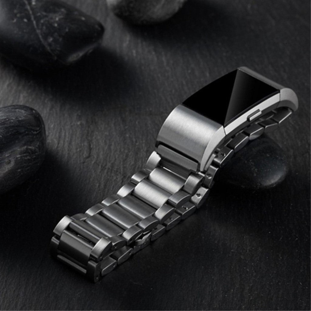 Super fantastisk Fitbit Charge 2 Metal Rem - Sølv#serie_4