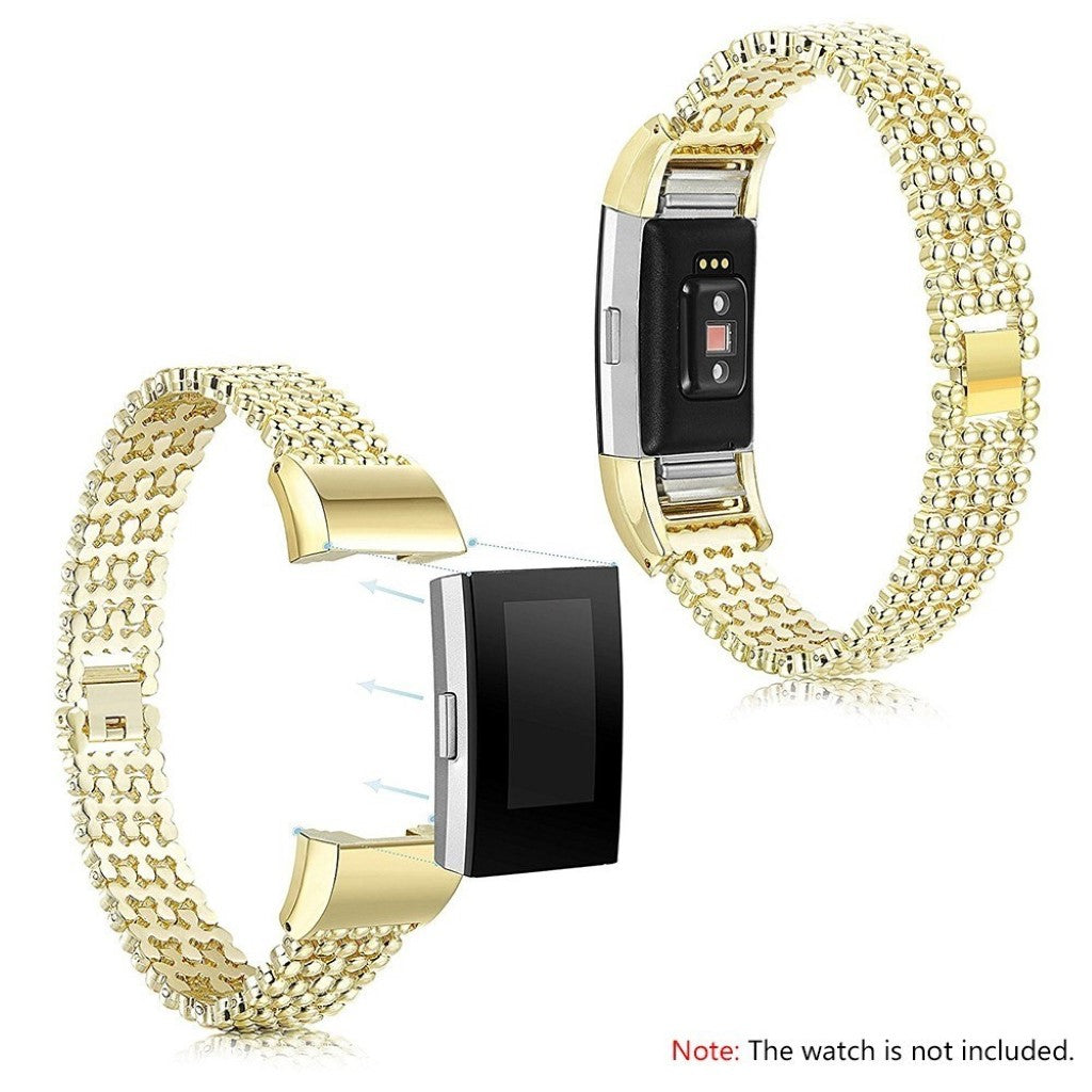 Meget godt Fitbit Charge 2 Metal Rem - Guld#serie_2