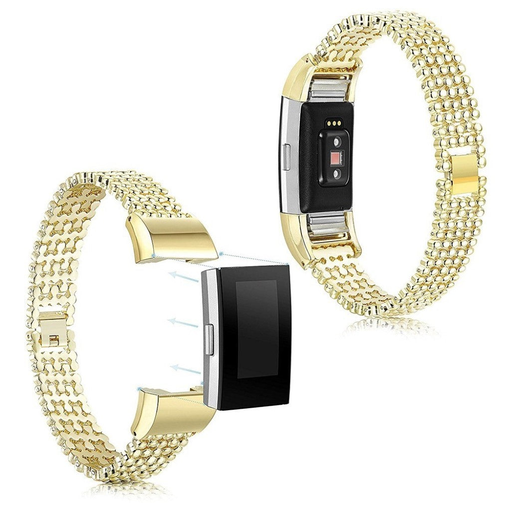 Meget godt Fitbit Charge 2 Metal Rem - Guld#serie_2