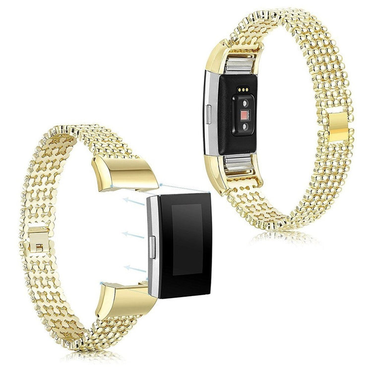 Meget godt Fitbit Charge 2 Metal Rem - Guld#serie_2