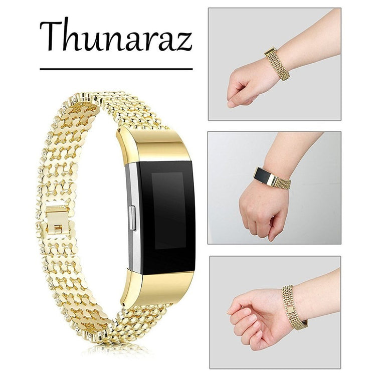 Meget godt Fitbit Charge 2 Metal Rem - Guld#serie_2
