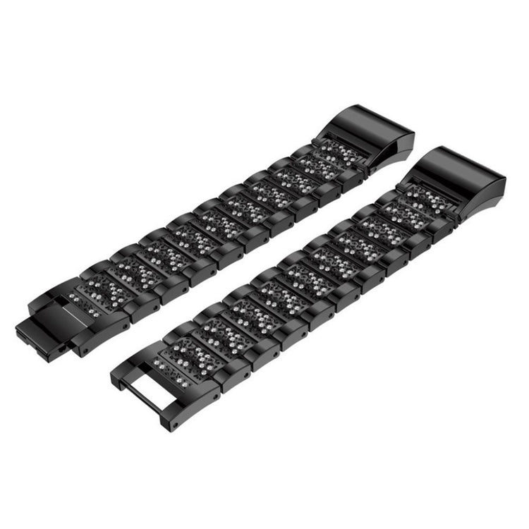 Meget flot Fitbit Charge 2 Metal Rem - Sort#serie_1