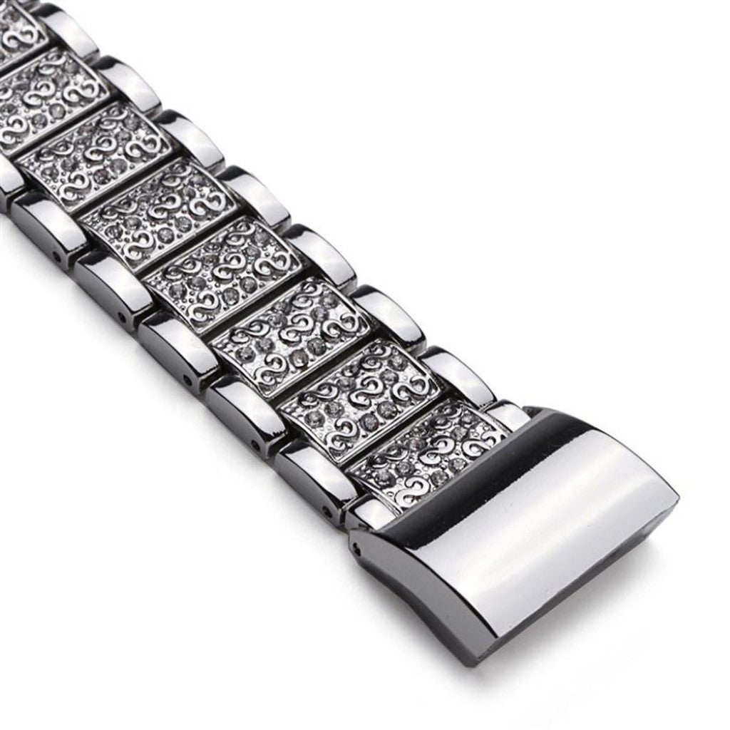 Meget flot Fitbit Charge 2 Metal Rem - Sort#serie_1