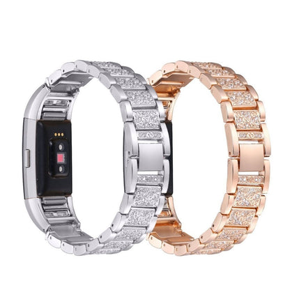 Meget flot Fitbit Charge 2 Metal Rem - Guld#serie_3