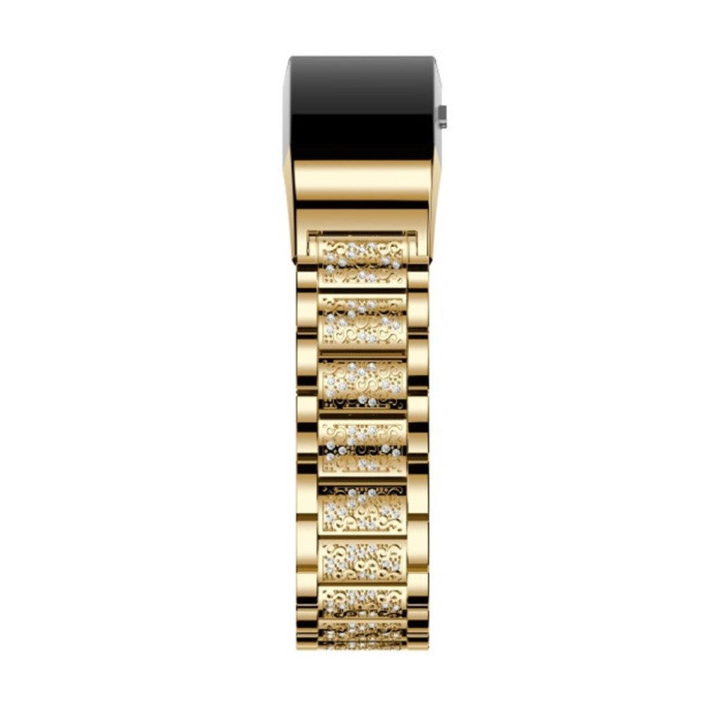 Meget flot Fitbit Charge 2 Metal Rem - Guld#serie_3