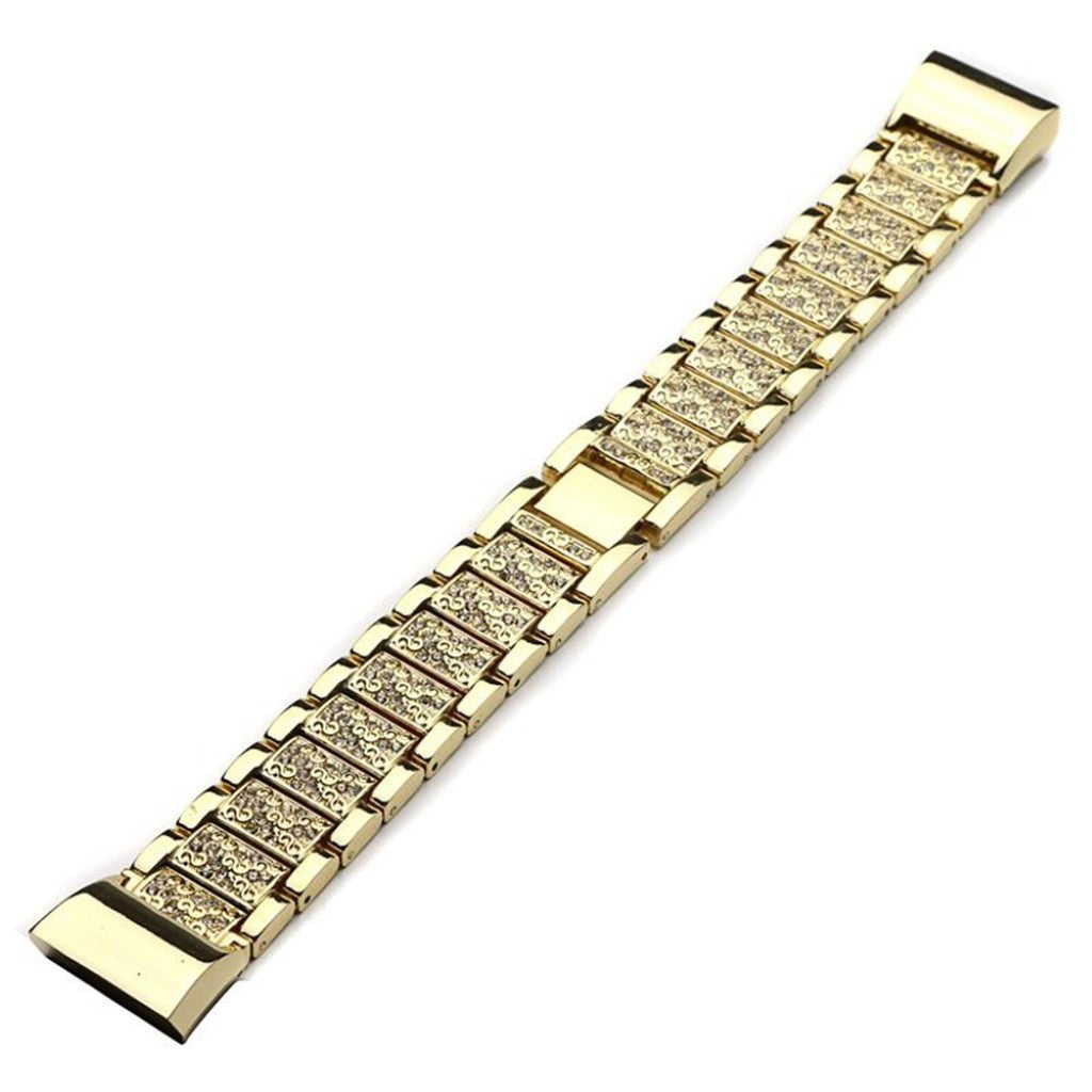 Meget flot Fitbit Charge 2 Metal Rem - Guld#serie_3