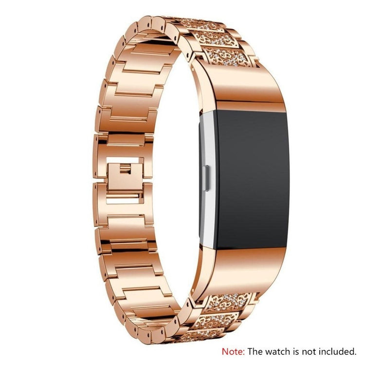 Meget flot Fitbit Charge 2 Metal Rem - Pink#serie_4