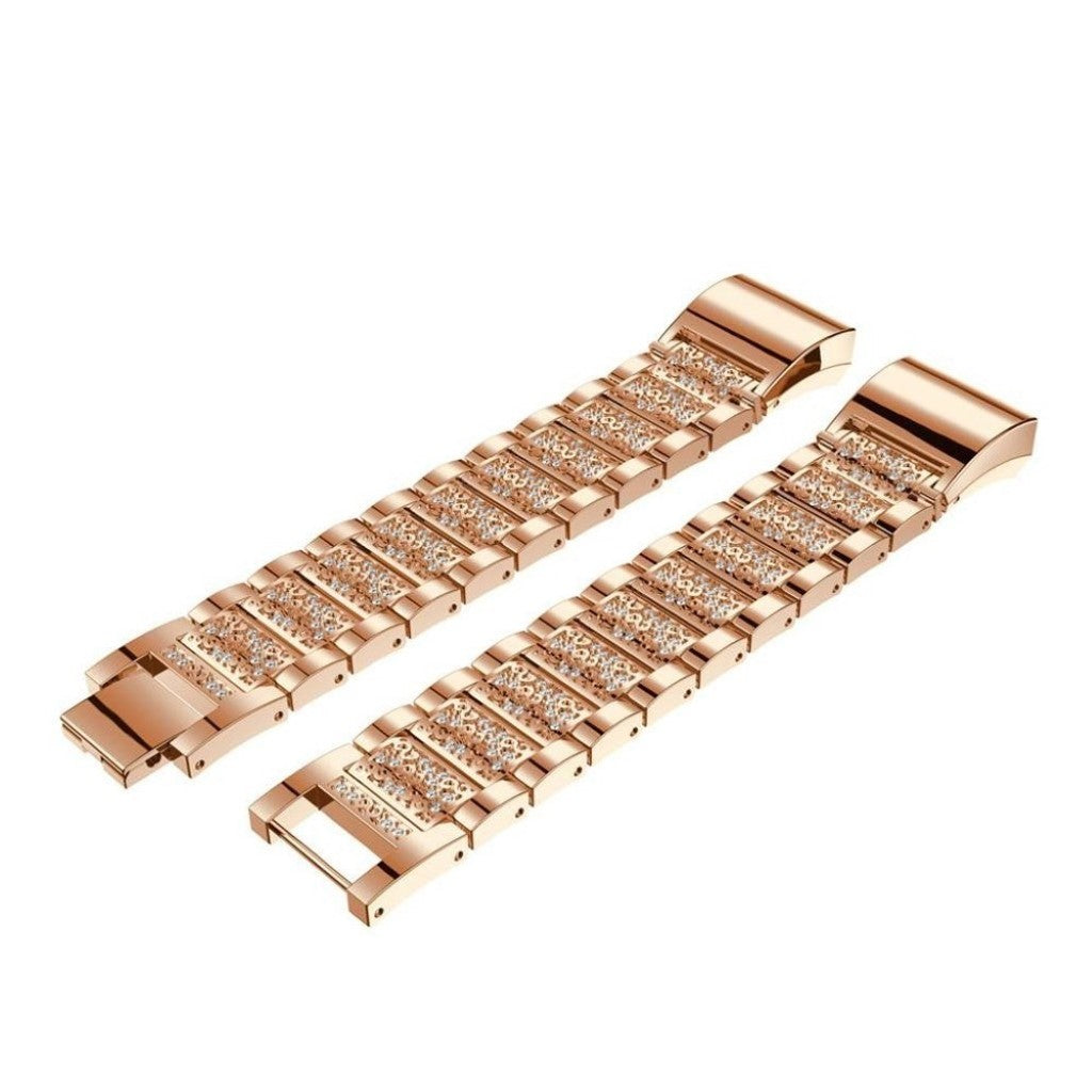 Meget flot Fitbit Charge 2 Metal Rem - Pink#serie_4