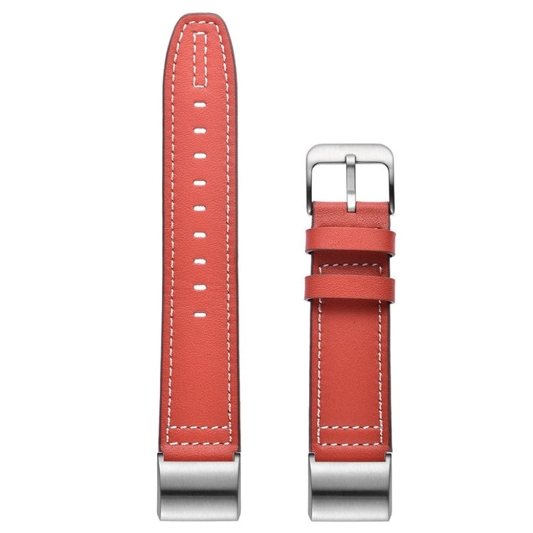 Mega cool Fitbit Charge 2 Ægte læder Rem - Rød#serie_2