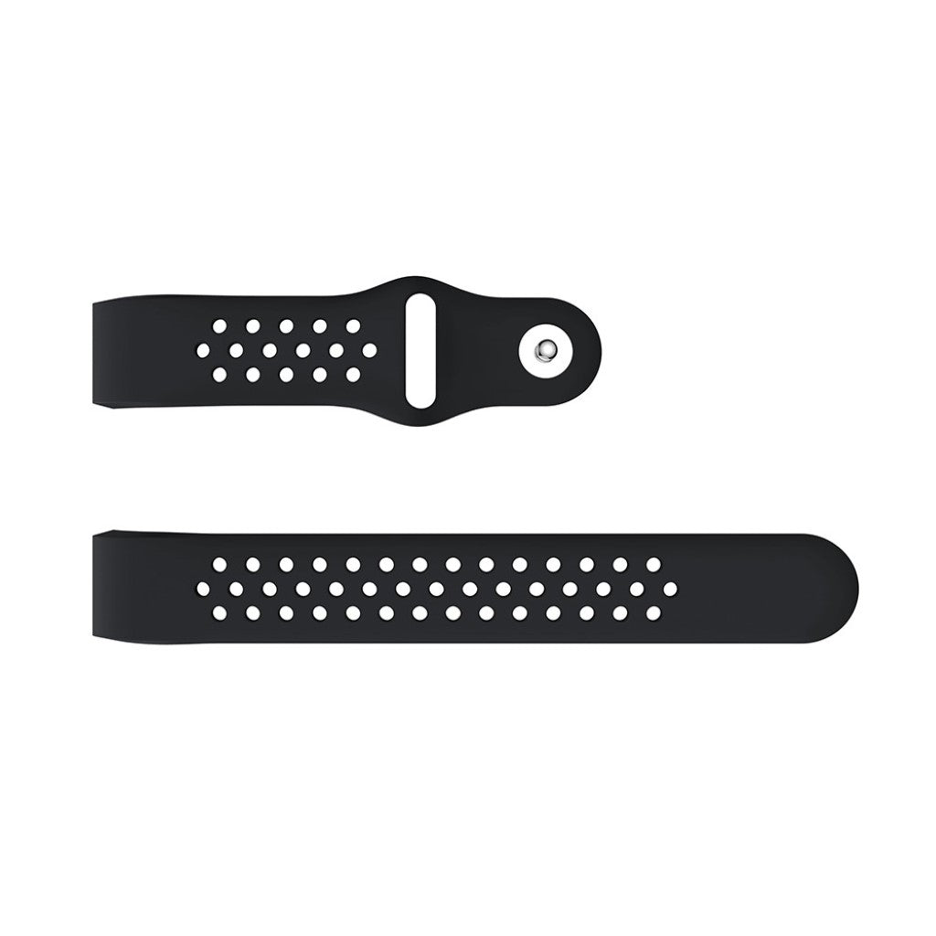 Meget elegant Fitbit Charge 2 Silikone Rem - Sort#serie_1