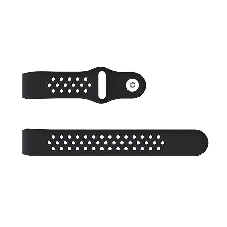 Meget elegant Fitbit Charge 2 Silikone Rem - Sort#serie_1