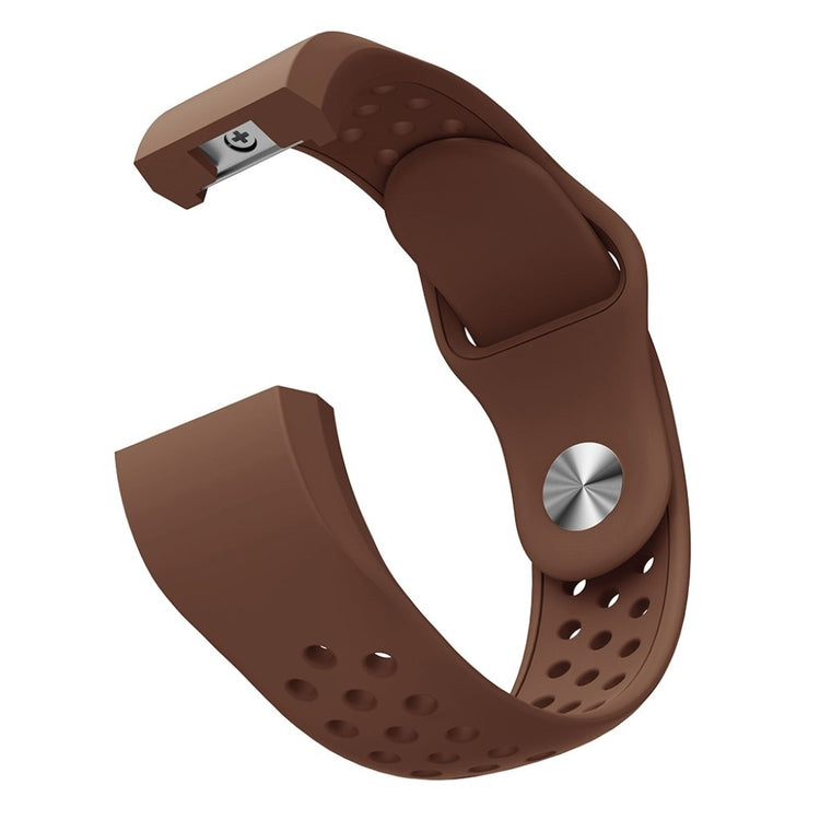 Meget elegant Fitbit Charge 2 Silikone Rem - Brun#serie_10