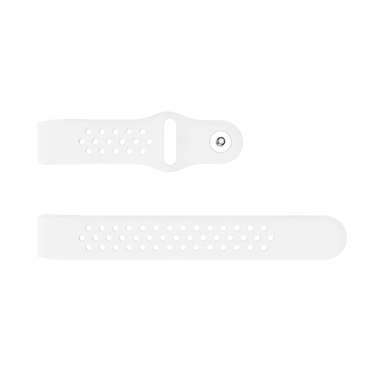 Meget elegant Fitbit Charge 2 Silikone Rem - Hvid#serie_2