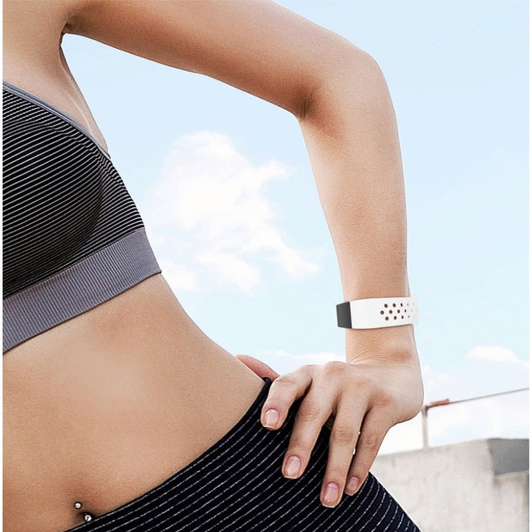 Meget elegant Fitbit Charge 2 Silikone Rem - Hvid#serie_2