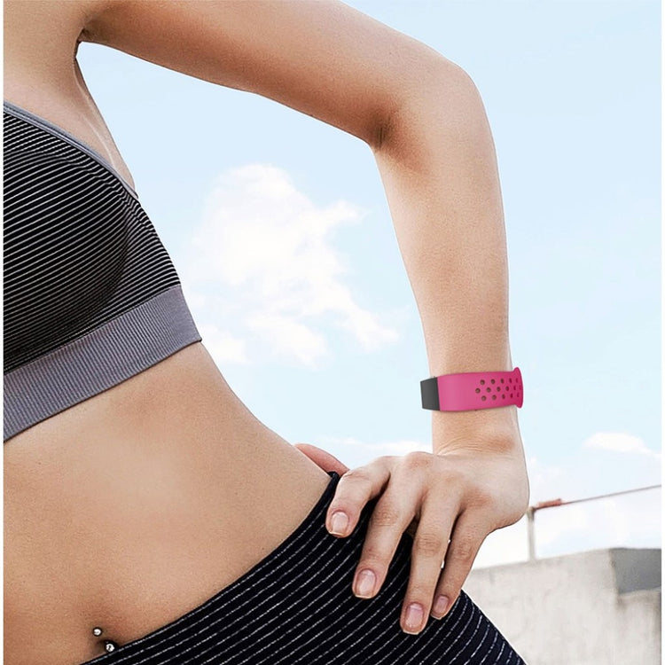 Meget elegant Fitbit Charge 2 Silikone Rem - Pink#serie_3
