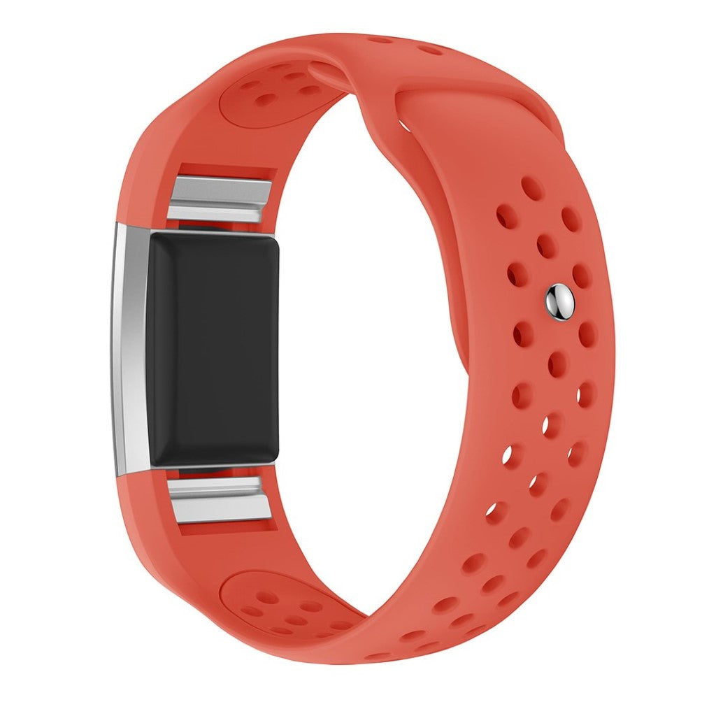 Meget elegant Fitbit Charge 2 Silikone Rem - Orange#serie_5
