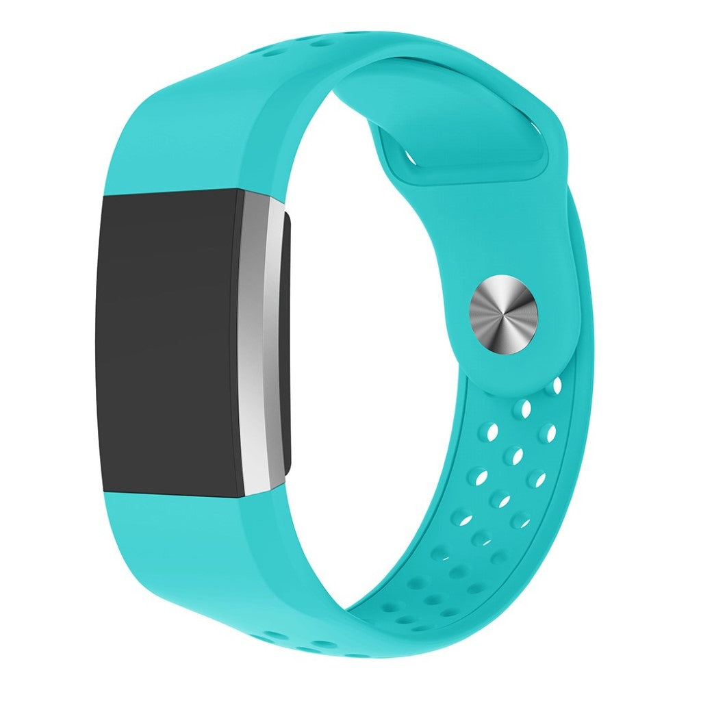Meget elegant Fitbit Charge 2 Silikone Rem - Grøn#serie_6