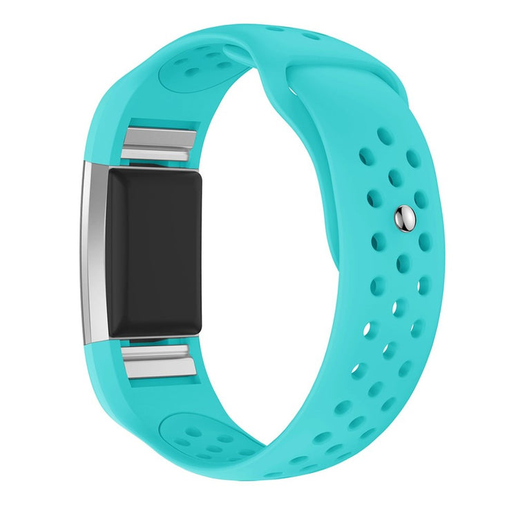 Meget elegant Fitbit Charge 2 Silikone Rem - Grøn#serie_6