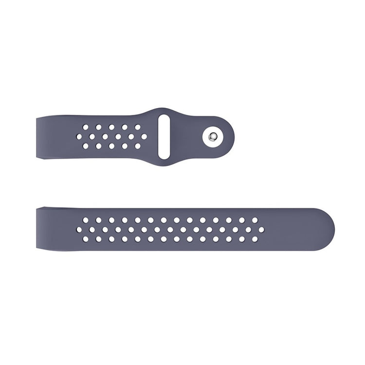 Meget elegant Fitbit Charge 2 Silikone Rem - Blå#serie_7