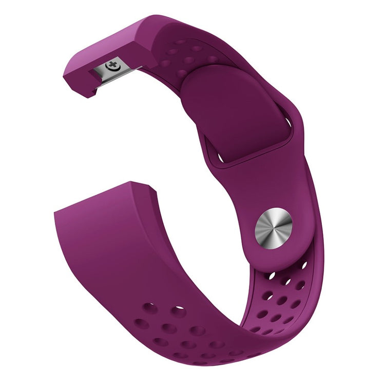 Meget elegant Fitbit Charge 2 Silikone Rem - Lilla#serie_9