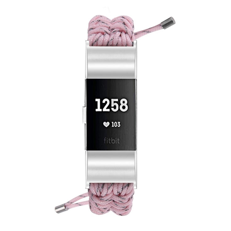Meget elegant Fitbit Charge 2 Nylon Rem - Pink#serie_1