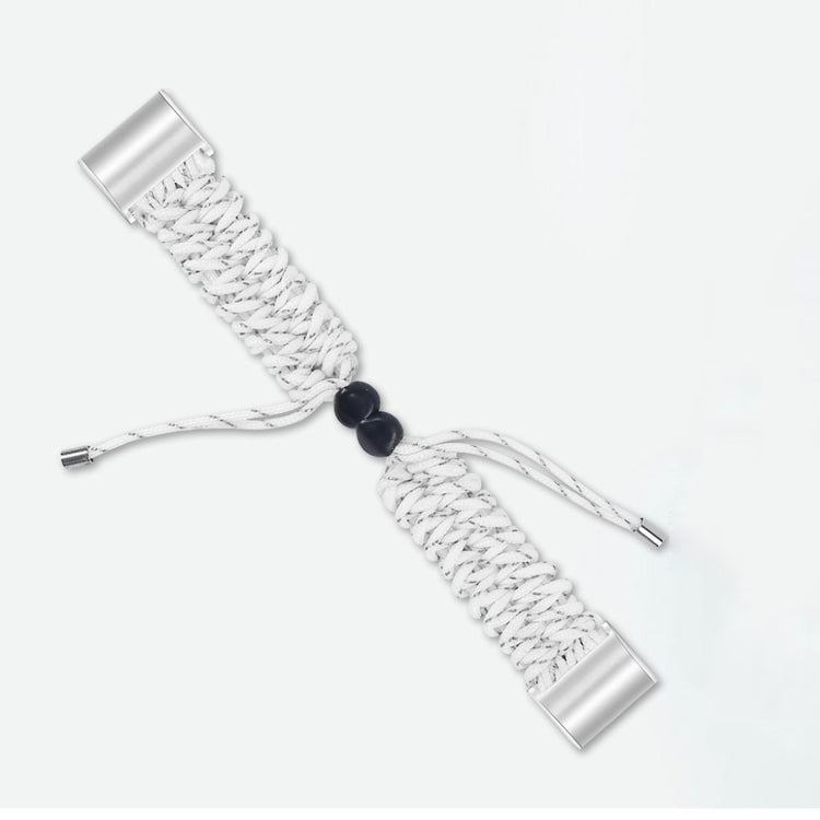 Meget elegant Fitbit Charge 2 Nylon Rem - Hvid#serie_10