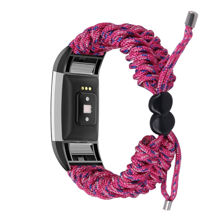 Meget elegant Fitbit Charge 2 Nylon Rem - Pink#serie_6