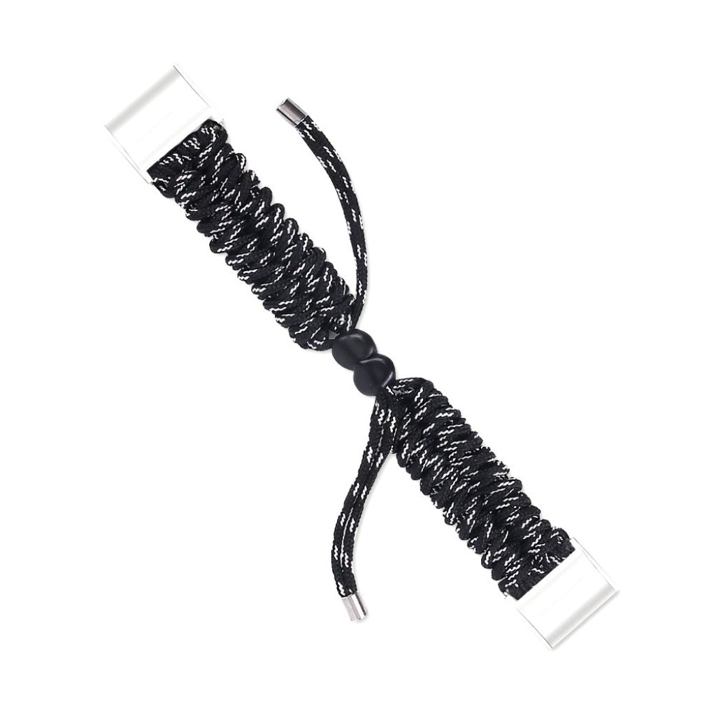 Meget elegant Fitbit Charge 2 Nylon Rem - Sort#serie_8