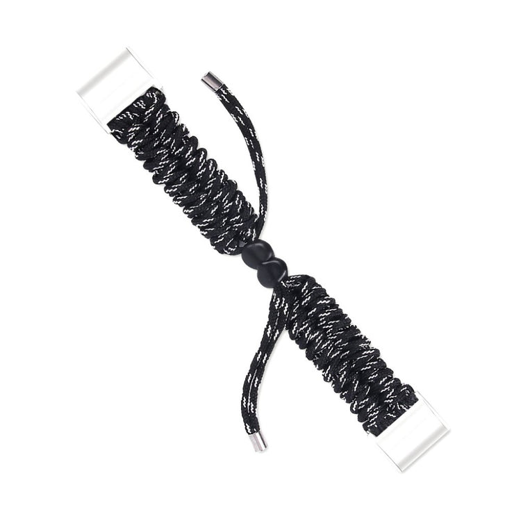 Meget elegant Fitbit Charge 2 Nylon Rem - Sort#serie_8