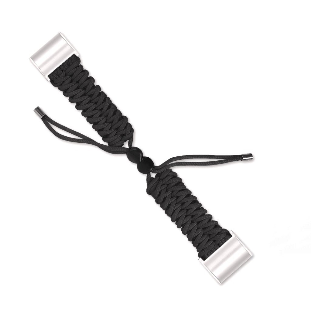 Meget elegant Fitbit Charge 2 Nylon Rem - Sort#serie_9