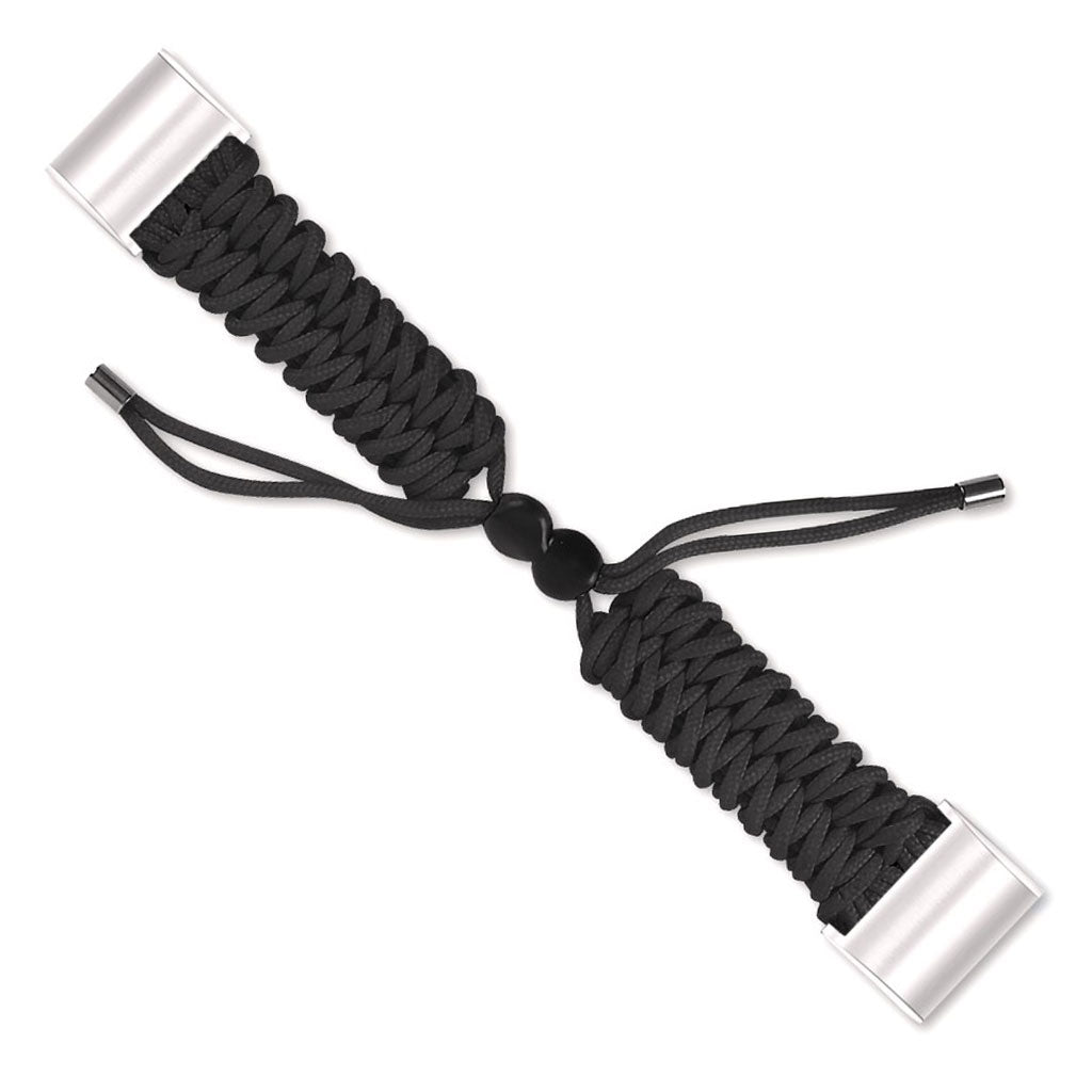 Meget elegant Fitbit Charge 2 Nylon Rem - Sort#serie_9