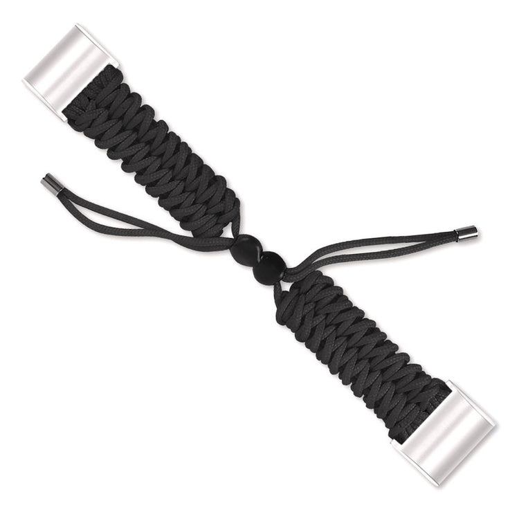 Meget elegant Fitbit Charge 2 Nylon Rem - Sort#serie_9