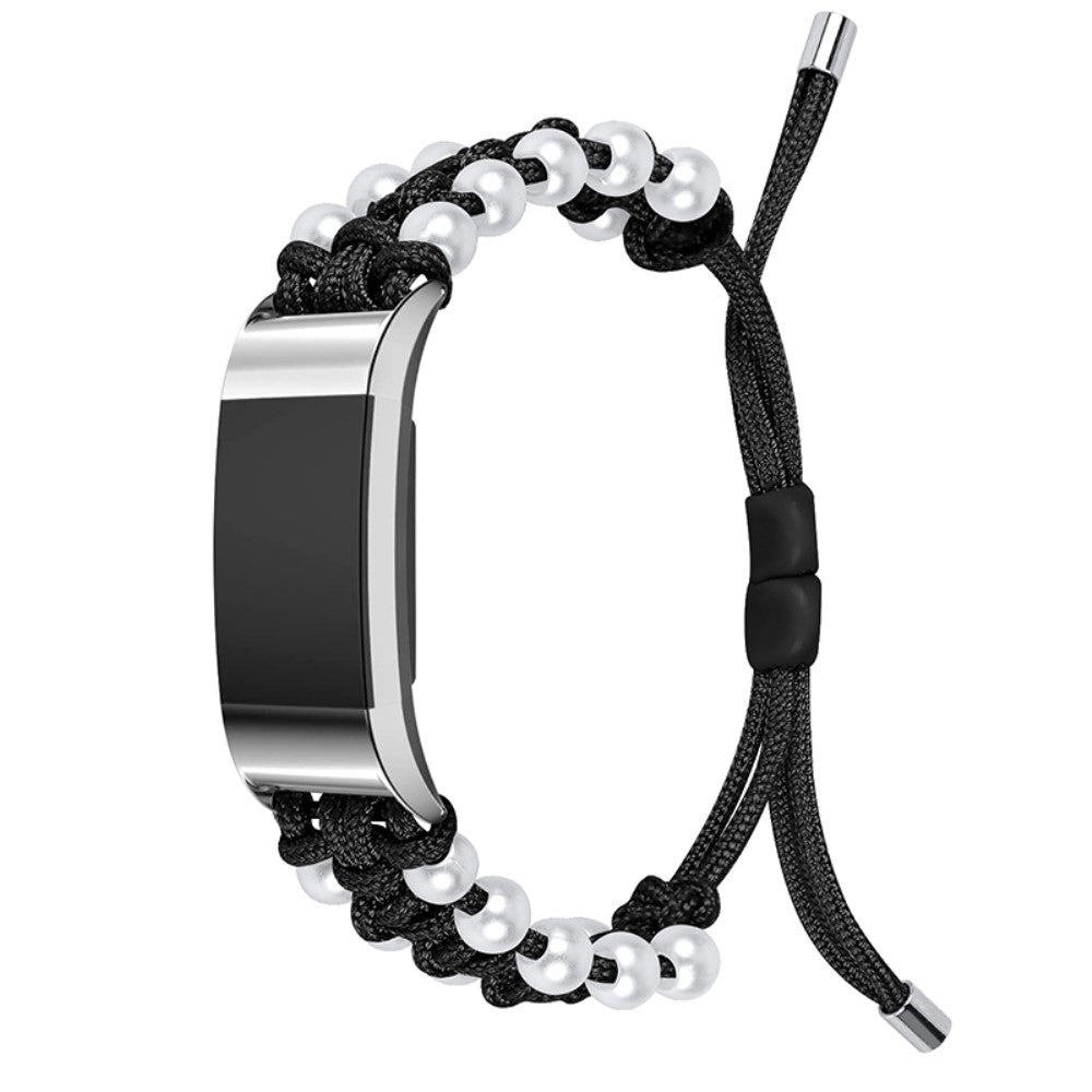 Godt Fitbit Charge 2 Nylon Rem - Sort#serie_3