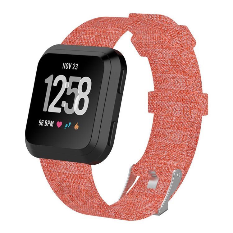 Stilfuld Fitbit Versa Nylon Rem - Orange#serie_1
