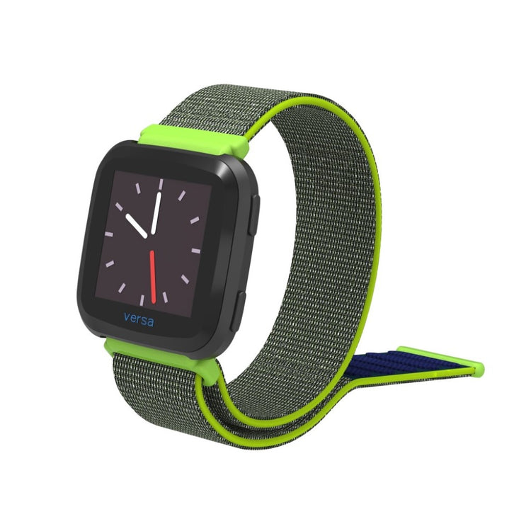 Super hårdfør Fitbit Versa Nylon Rem - Flerfarvet#serie_9