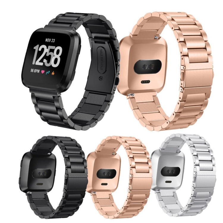 Vildt fint Fitbit Versa Metal Rem - Flerfarvet#serie_2