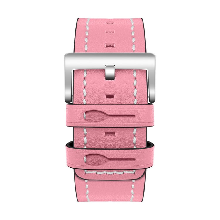 Mega smuk Fitbit Versa Ægte læder Rem - Pink#serie_4