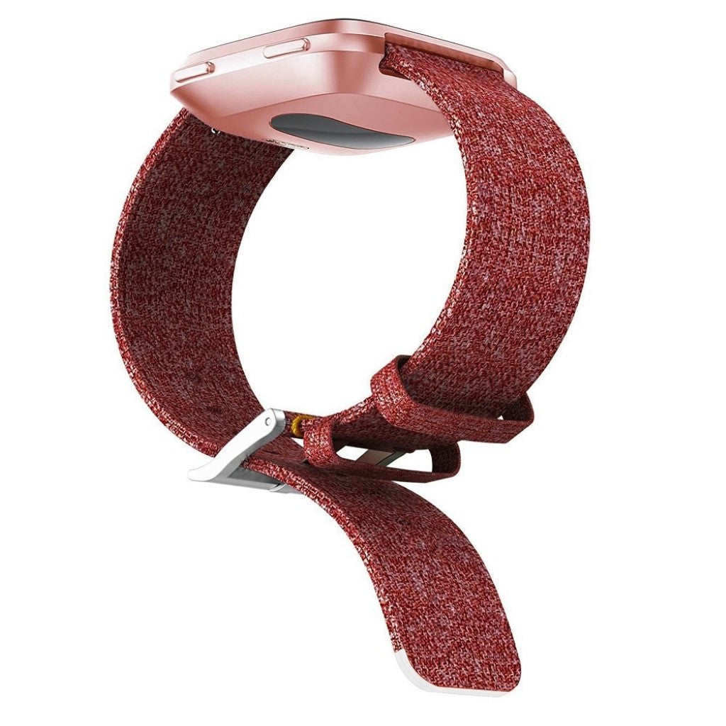 Sejt Fitbit Versa Nylon Rem - Brun#serie_5