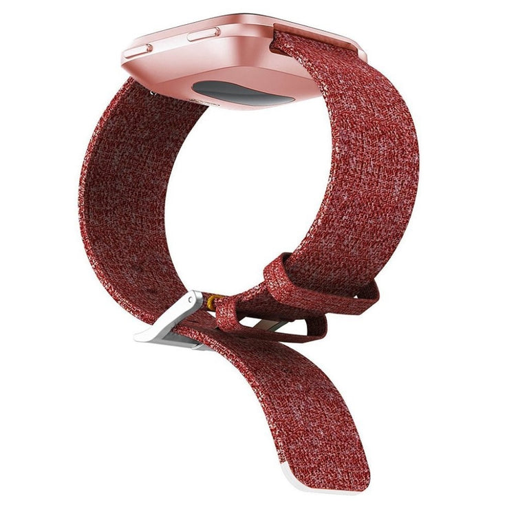 Sejt Fitbit Versa Nylon Rem - Brun#serie_5