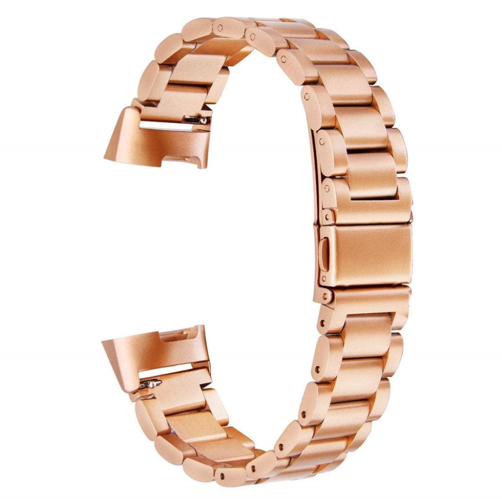 Super fed Fitbit Charge 3 Metal Rem - Guld#serie_1
