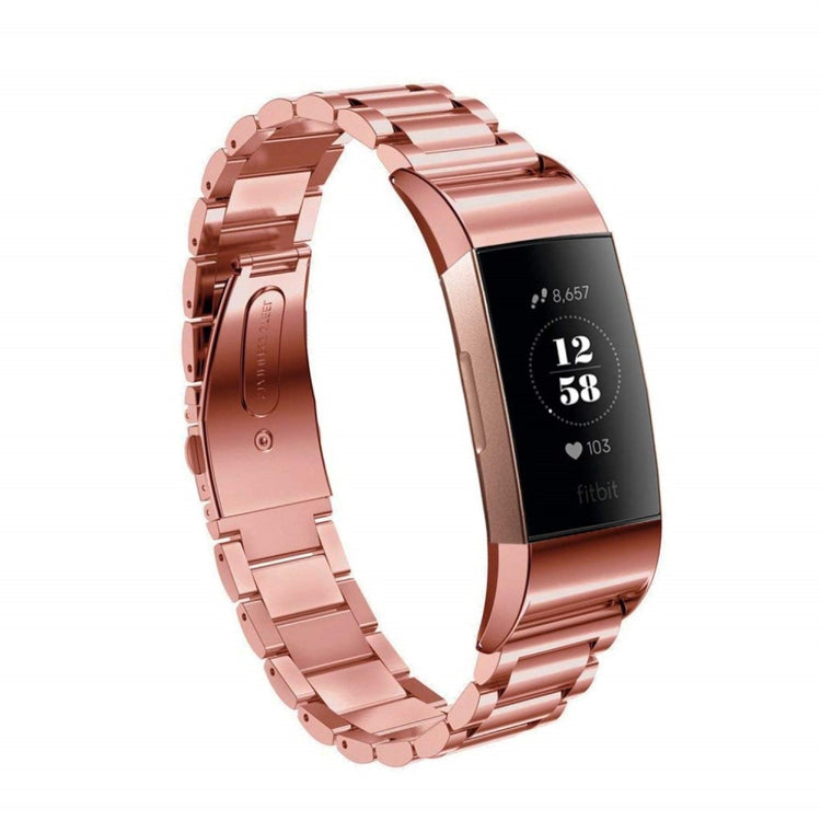 Super fed Fitbit Charge 3 Metal Rem - Flerfarvet#serie_2