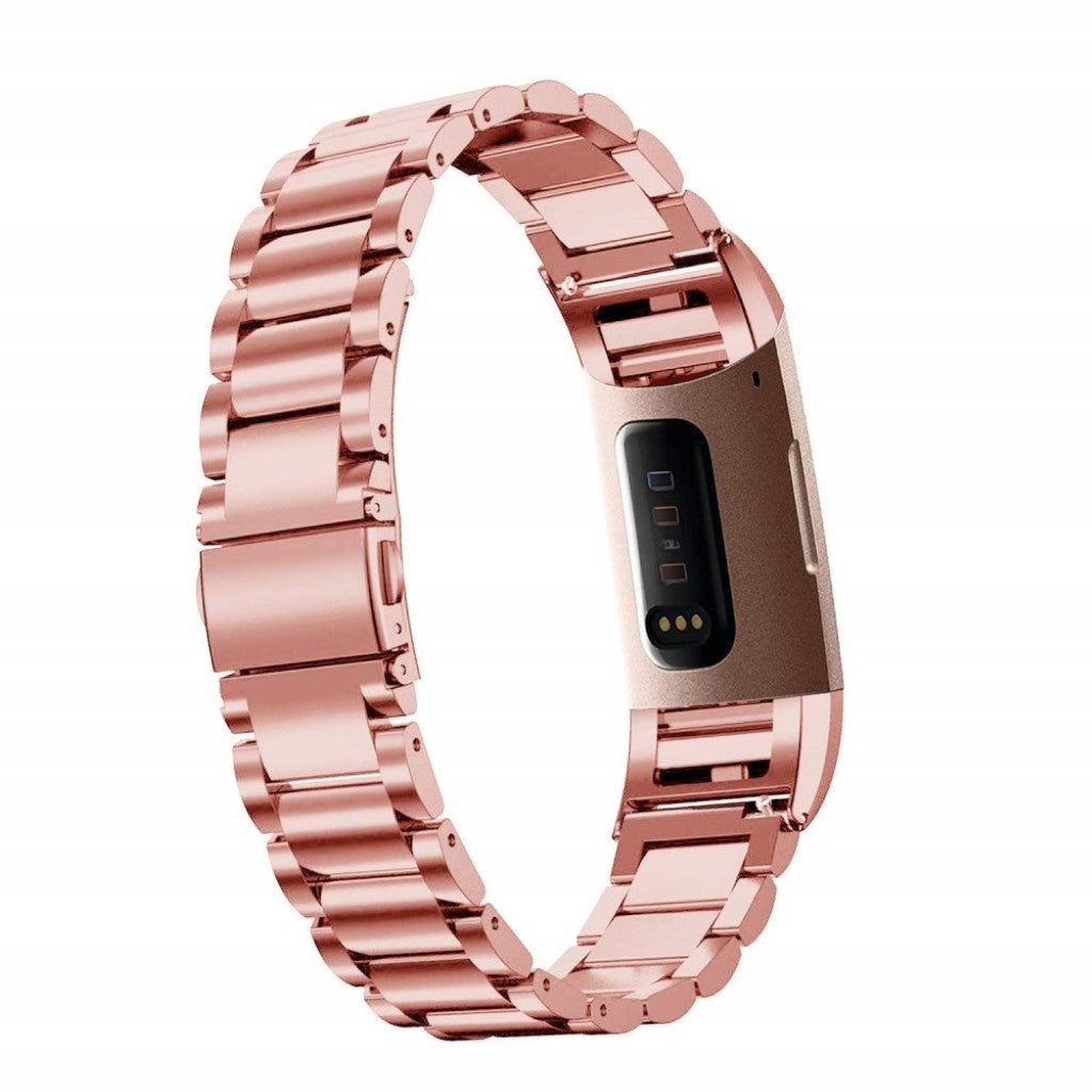Super fed Fitbit Charge 3 Metal Rem - Flerfarvet#serie_2