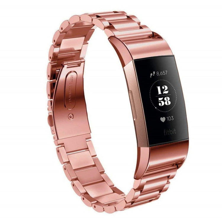 Super fed Fitbit Charge 3 Metal Rem - Flerfarvet#serie_2