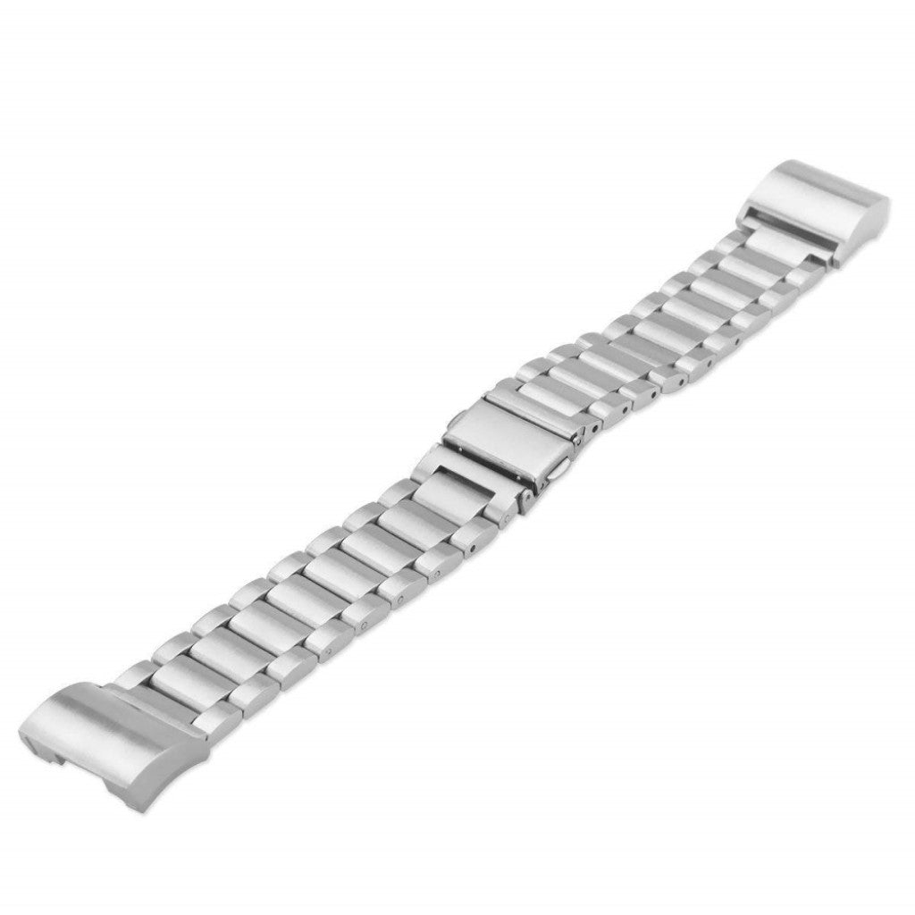 Super fed Fitbit Charge 3 Metal Rem - Sølv#serie_3