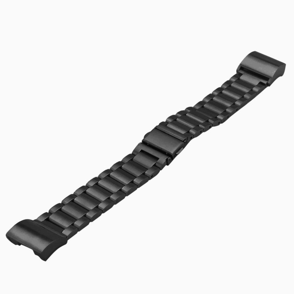 Super fed Fitbit Charge 3 Metal Rem - Sort#serie_4