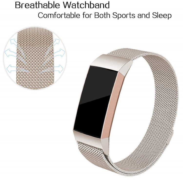 Helt vildt flot Fitbit Charge 3 Metal Rem - Flerfarvet#serie_3