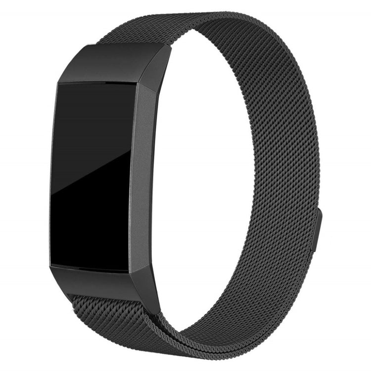 Helt vildt flot Fitbit Charge 3 Metal Rem - Sort#serie_6