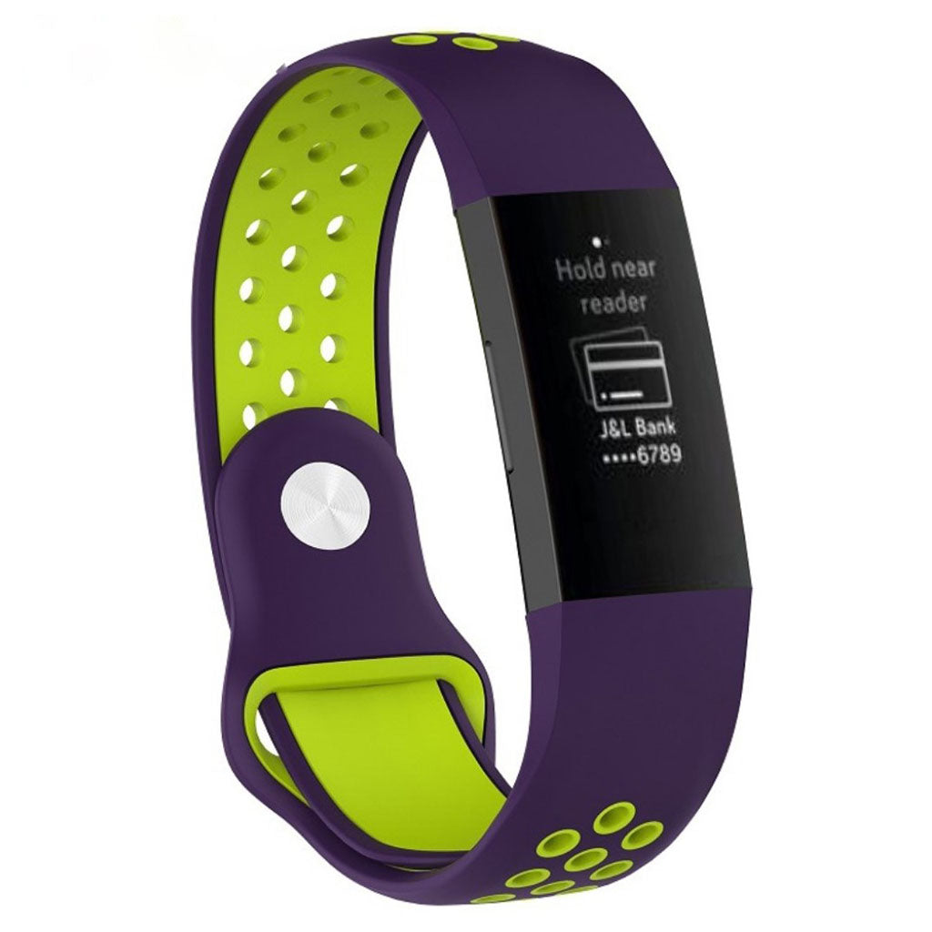 Vildt fantastisk Fitbit Charge 3 Silikone Rem - Flerfarvet#serie_1