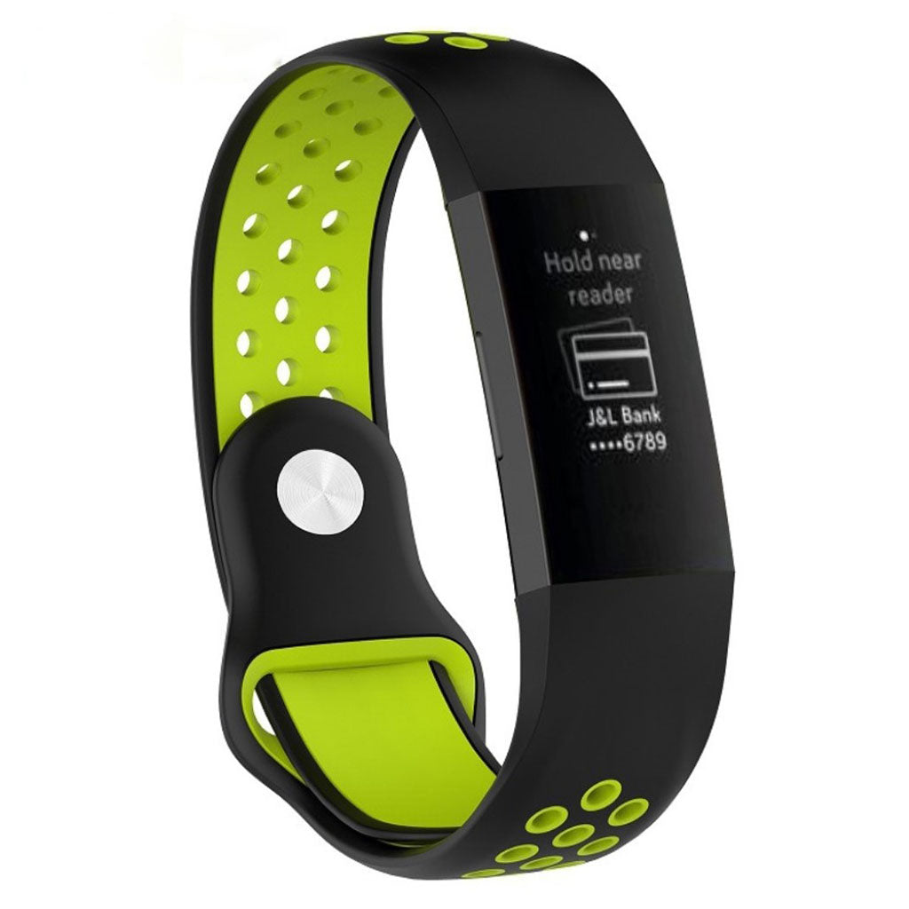 Vildt fantastisk Fitbit Charge 3 Silikone Rem - Flerfarvet#serie_10